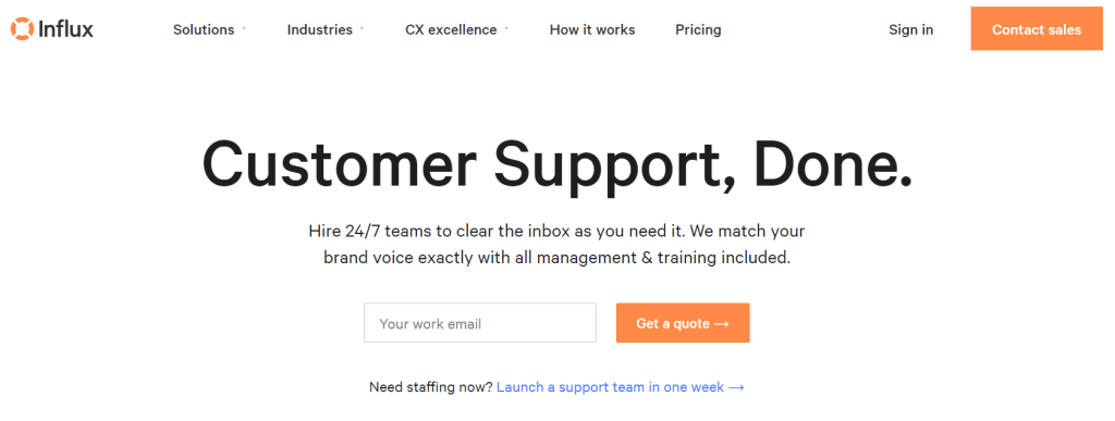 Influx - Top 10 Business Process outsourcing (BPO) Companies in 2024
