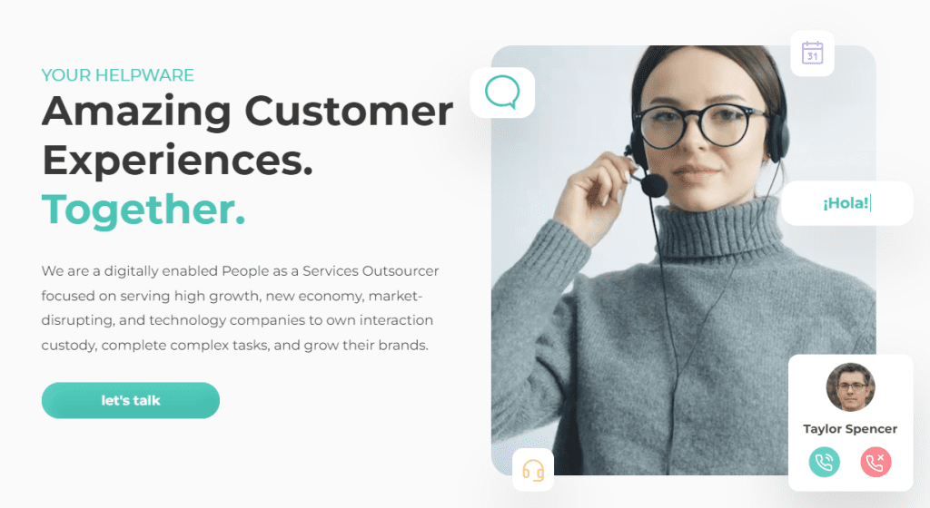 Helpware - Top 10 Live Chat Support Outsourcing Companies