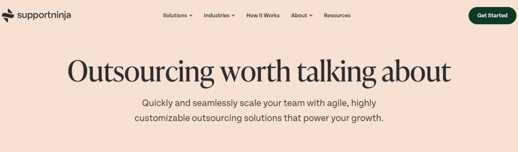 SupportNinja - Customer Service Outsourcing Companies