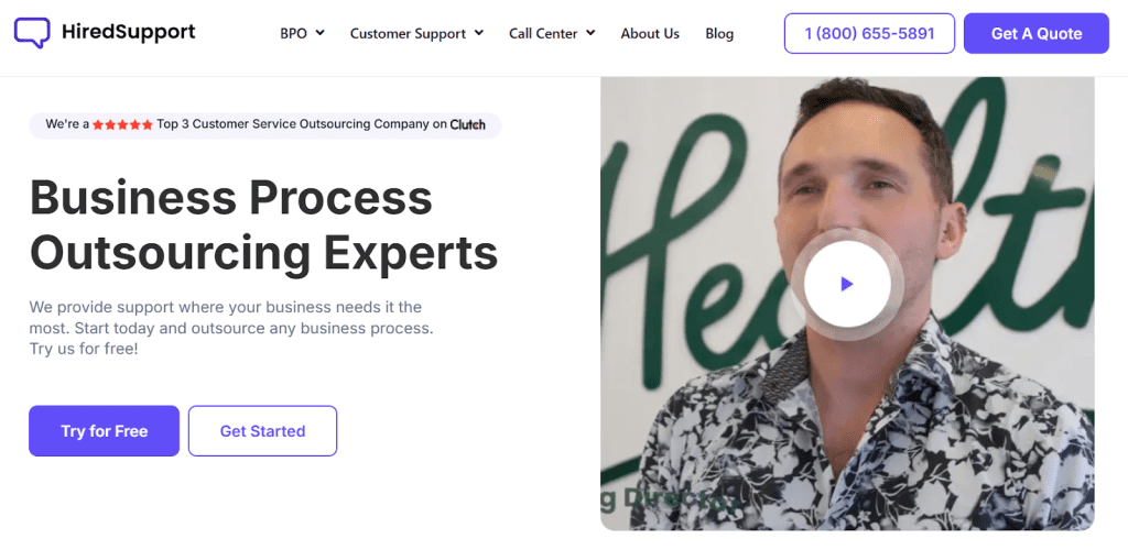 HiredSupport BPO call center