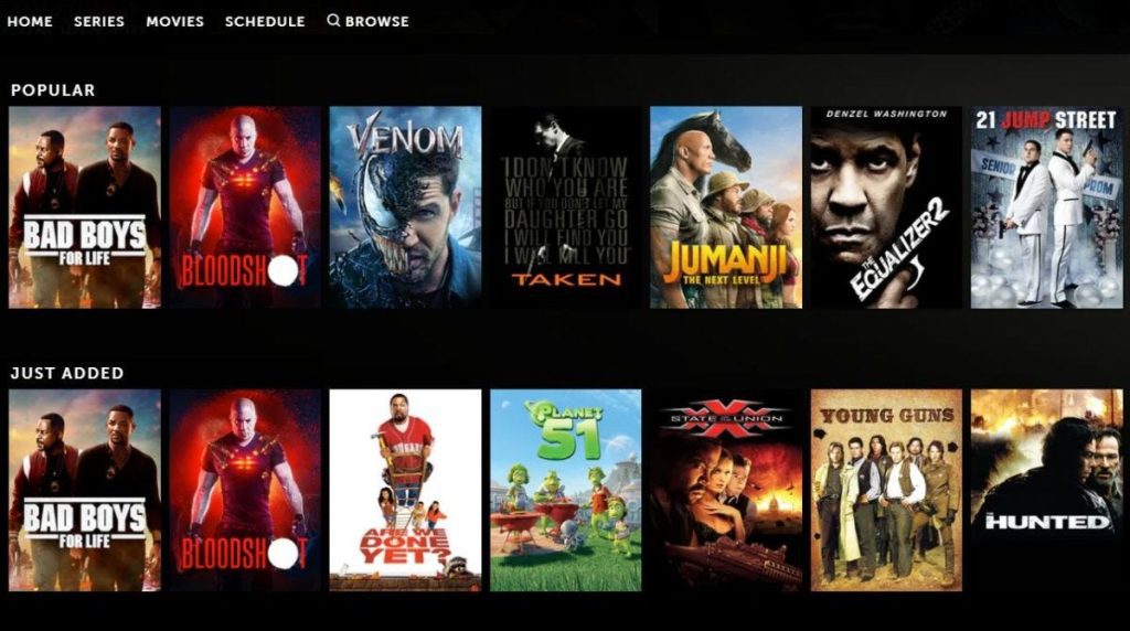 Netflix Homepage