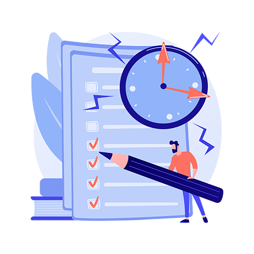 An SaaS auditor check marking the points.