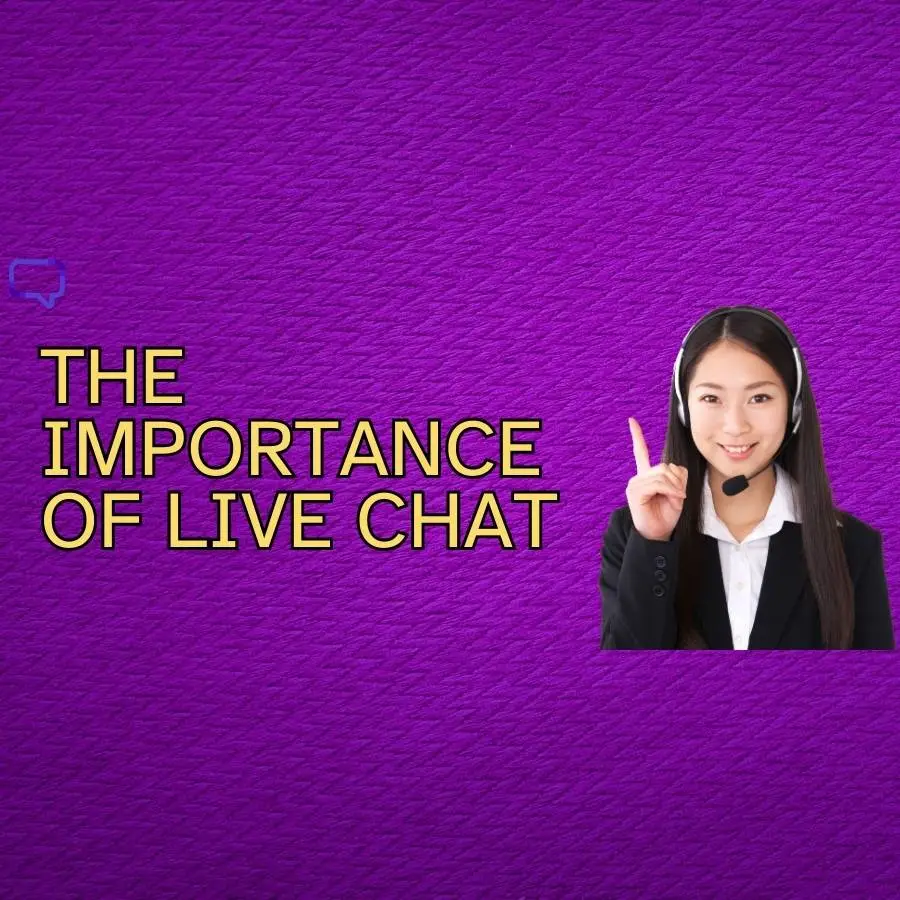 Featured post image for a blog titled "The importance of live chat" on HiredSupport