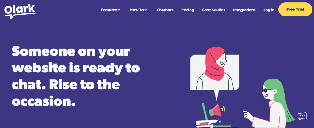 Olark live chat software