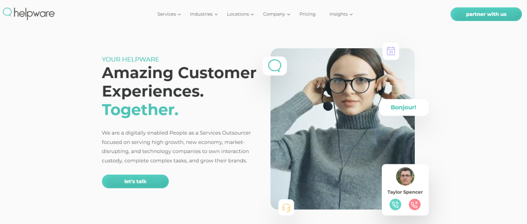 Helpware - Live Chat Support Outsourcing Companies