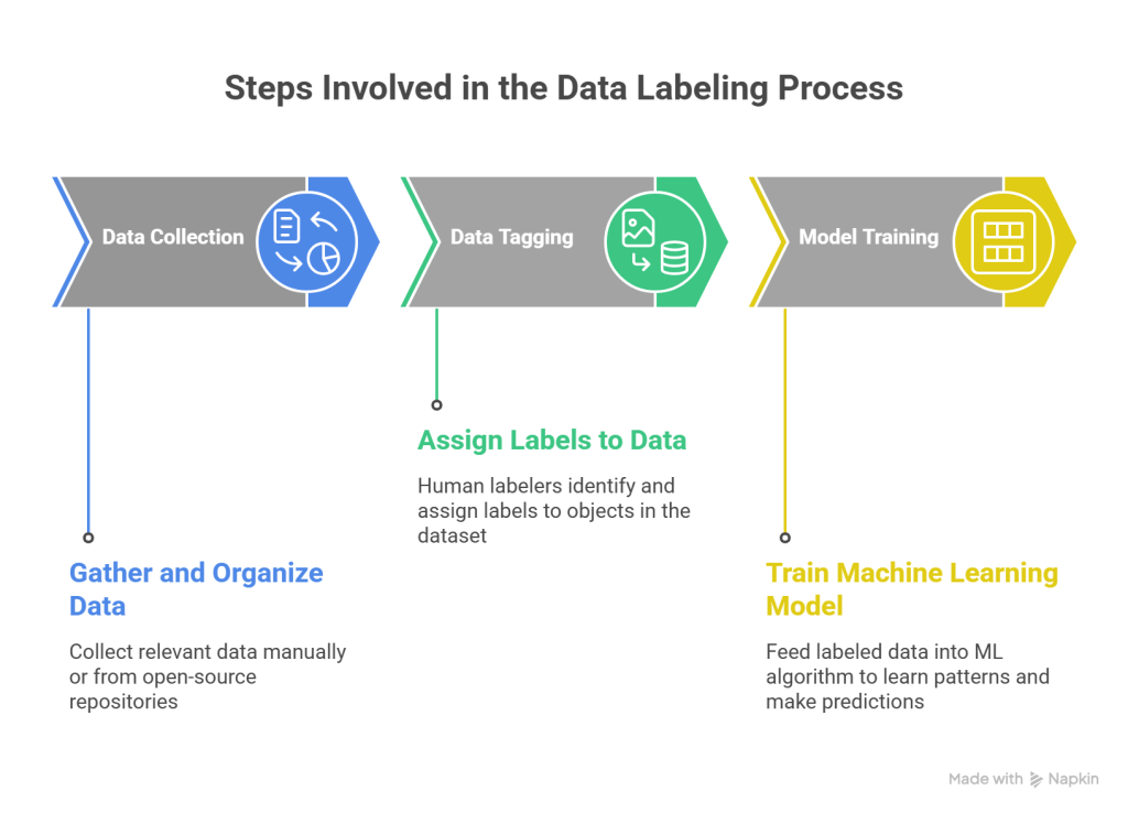 how data labeling process works